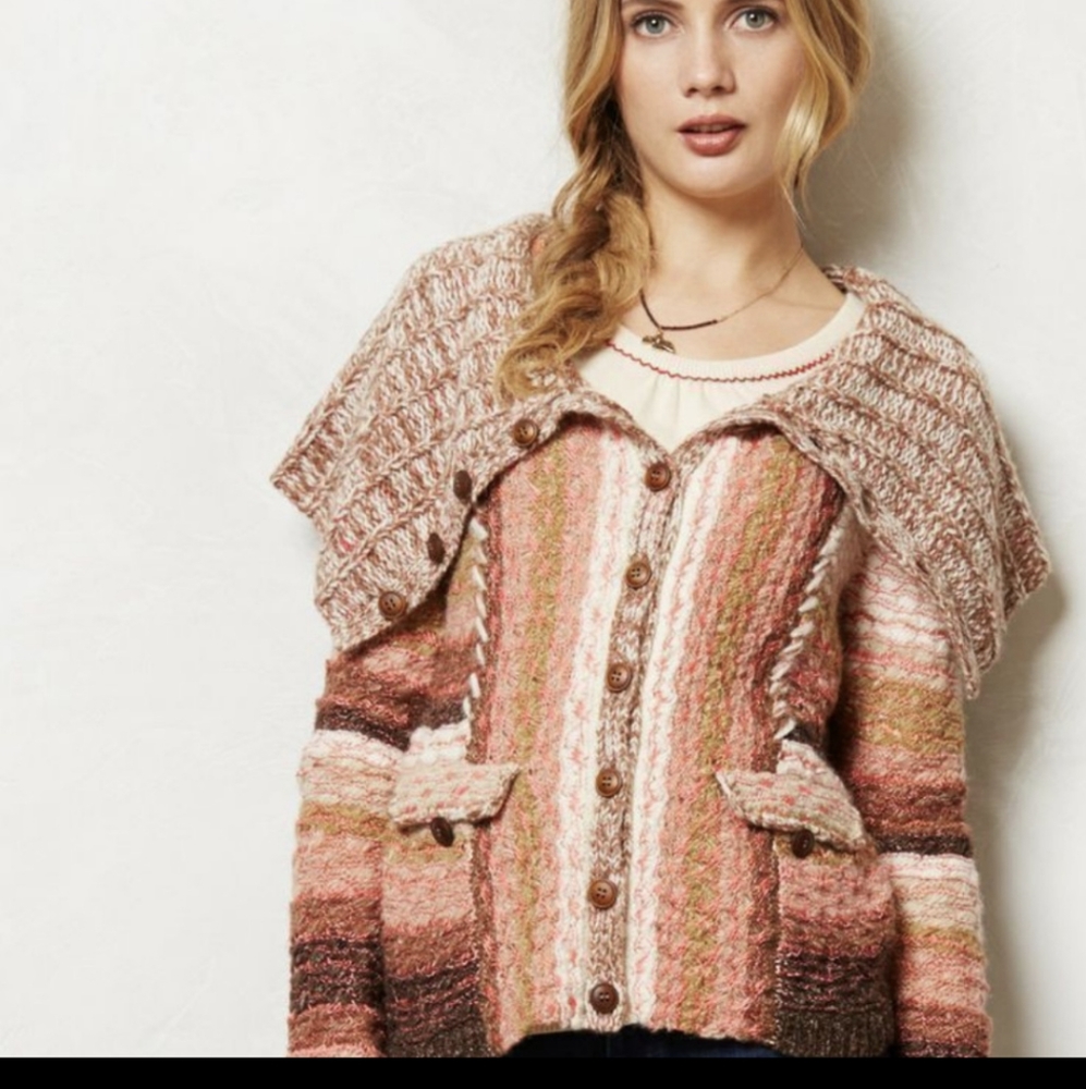Anthropologie- Sleeping On Snow Ouray Cardigan.